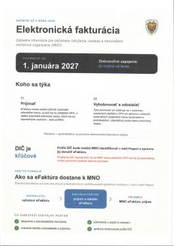 Elektronická fakturácia: povinnosť pre občianske združenia a nadácie od 1.1.2027